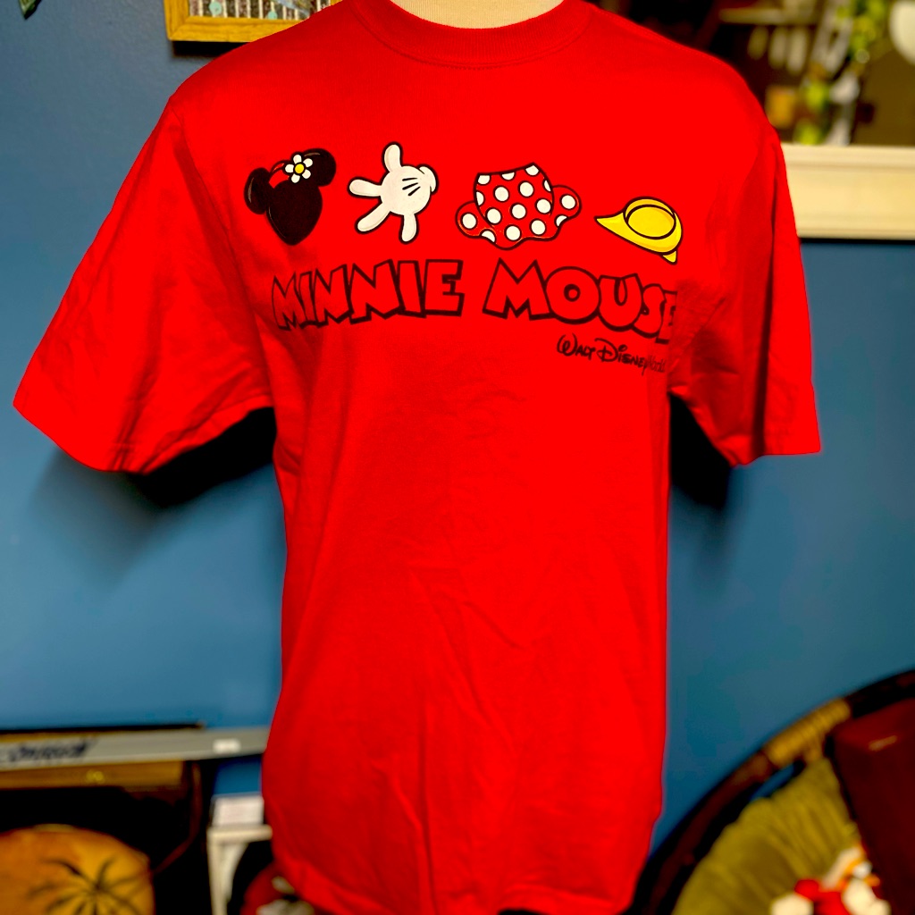 Walt Disney World Minnie Mouse Red Tee Shirt